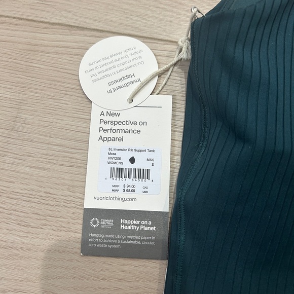 Vuori Inversion Rib Support Tank - Picture 6 of 6